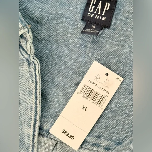 GAP Denim casual Tunic Dress-XL NWT - Picture 9 of 9